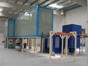 powder coating line for electric control panel/ switcgear