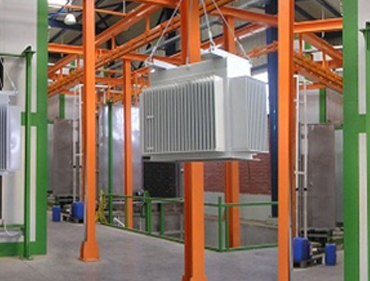 powder & painting plant for transformers