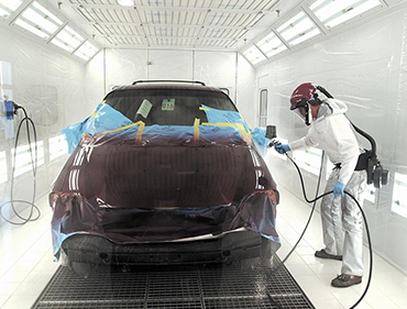 car refinishing booths