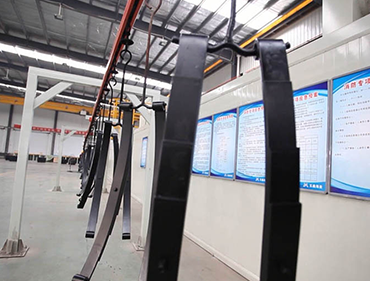 paint line for leaf springs